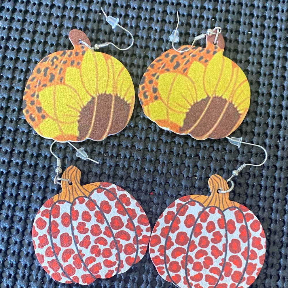 Set of Halloween/fall earrings